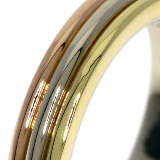 CARTIER Ring 18K Yellow Gold gold Three color # 50