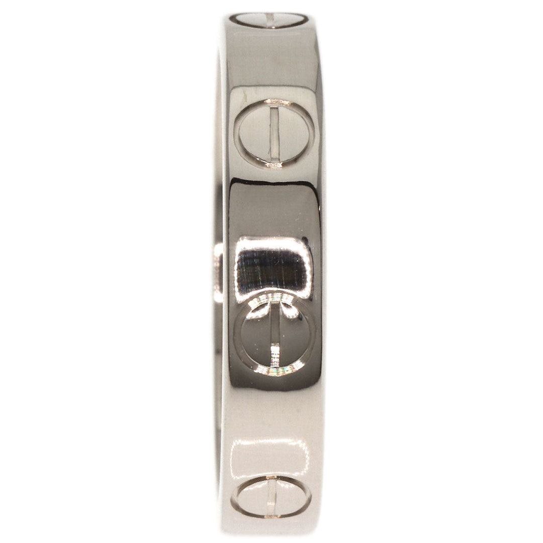 CARTIER Ring K18WG Silver Mini Love Ring #49