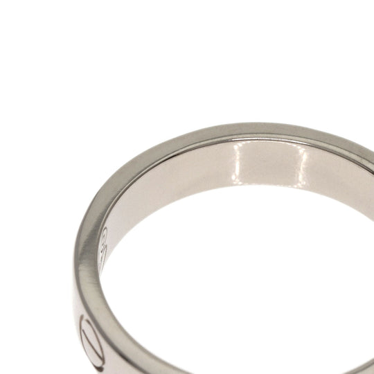 CARTIER Ring K18WG Silver Mini Love Ring #49