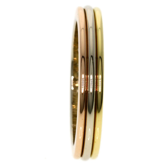 CARTIER Ring 18K Yellow Gold gold Three Color #45