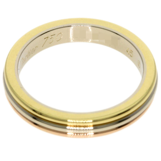 CARTIER Ring 18K Yellow Gold gold Three Color #45