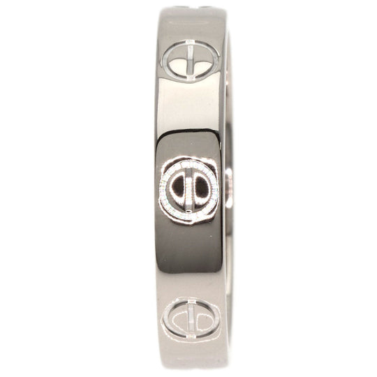 CARTIER Ring K18WG Silver Mini Love Ring #51