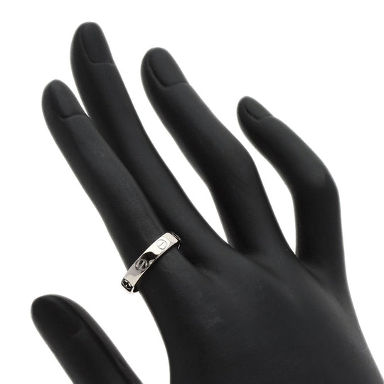 CARTIER Ring K18WG Silver Mini Love Ring #51