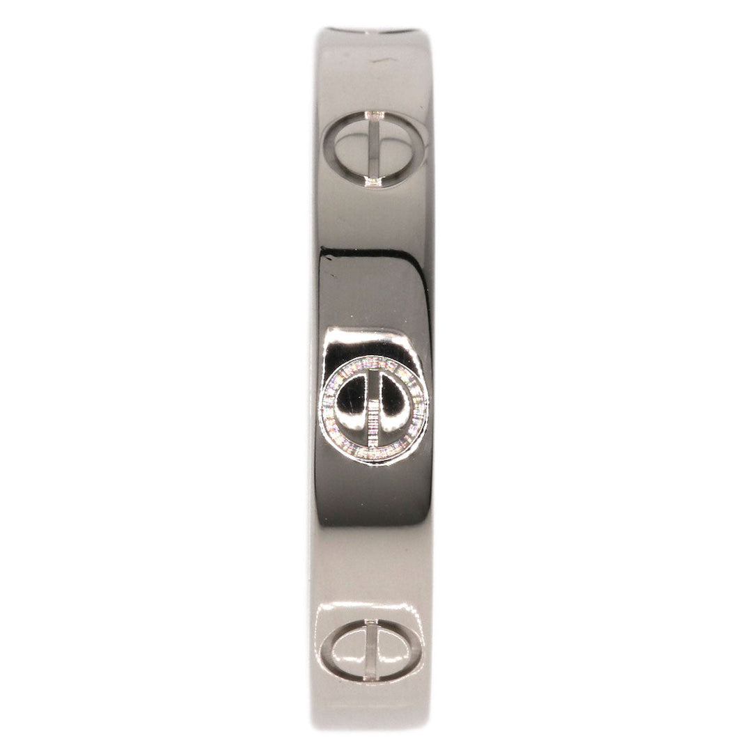 CARTIER Ring K18WG Silver Mini Love Ring #58