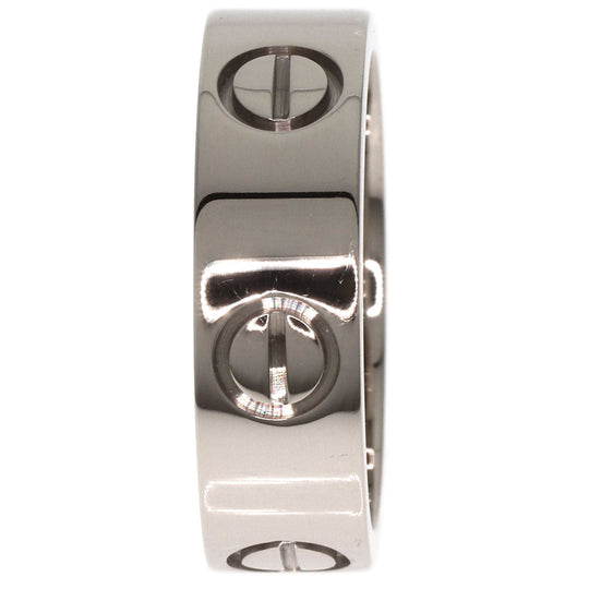 CARTIER Ring K18WG Silver Love Ring #50
