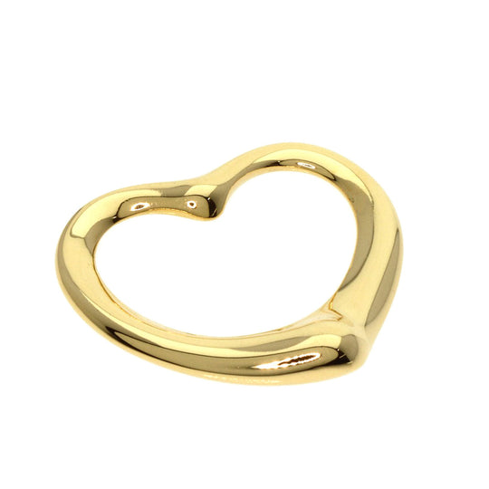 TIFFANY&Co. Pendant top 18K Yellow Gold gold Open heart Women Used Authentic