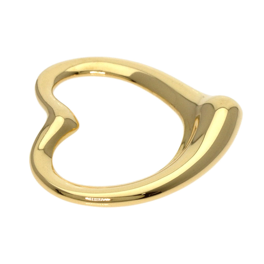 TIFFANY&Co. Pendant top 18K Yellow Gold gold Open heart Women Used Authentic