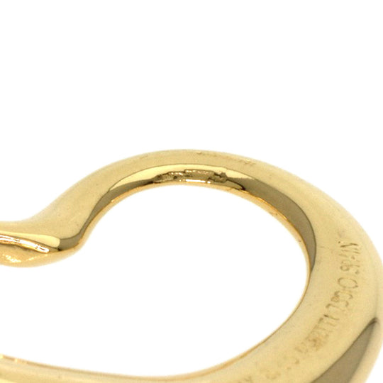 TIFFANY&Co. Pendant top 18K Yellow Gold gold Open heart Women Used Authentic