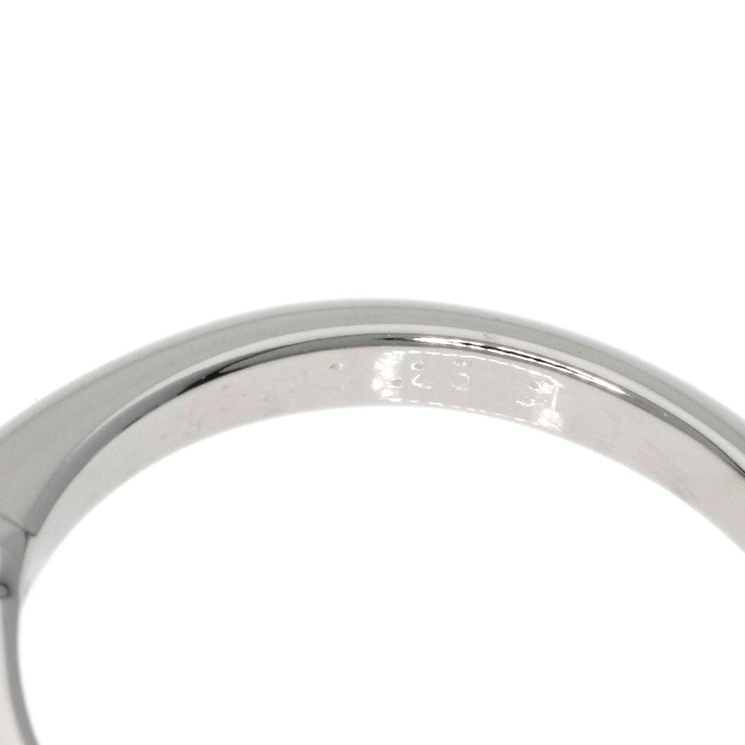 TIFFANY&Co. Ring PT950 Silver solitaire diamond knife edge Women Used Authentic