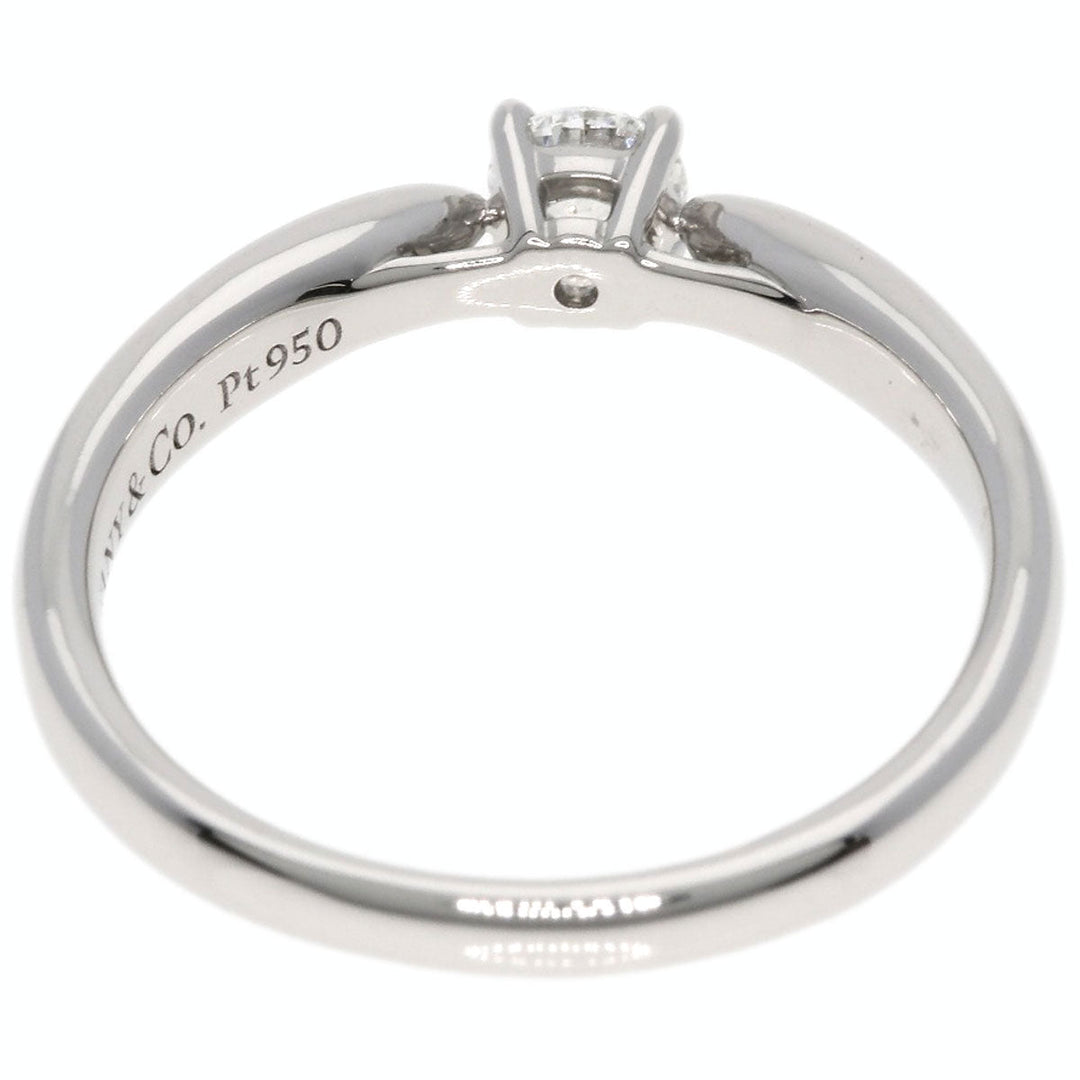TIFFANY&Co. Ring PT950 Silver Harmony diamond Women Used Authentic