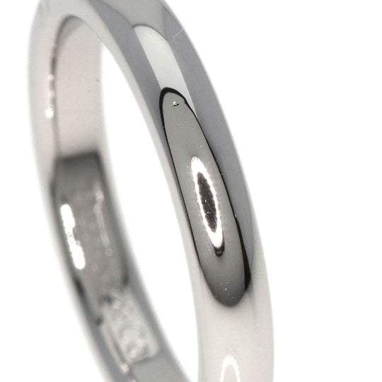 TIFFANY&Co. Ring PT950 Silver Stacking band 1P diamond Women Used Authentic