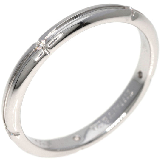 TIFFANY&Co. Ring K18WG Silver Streamerica 5P Diamond Women Used Authentic