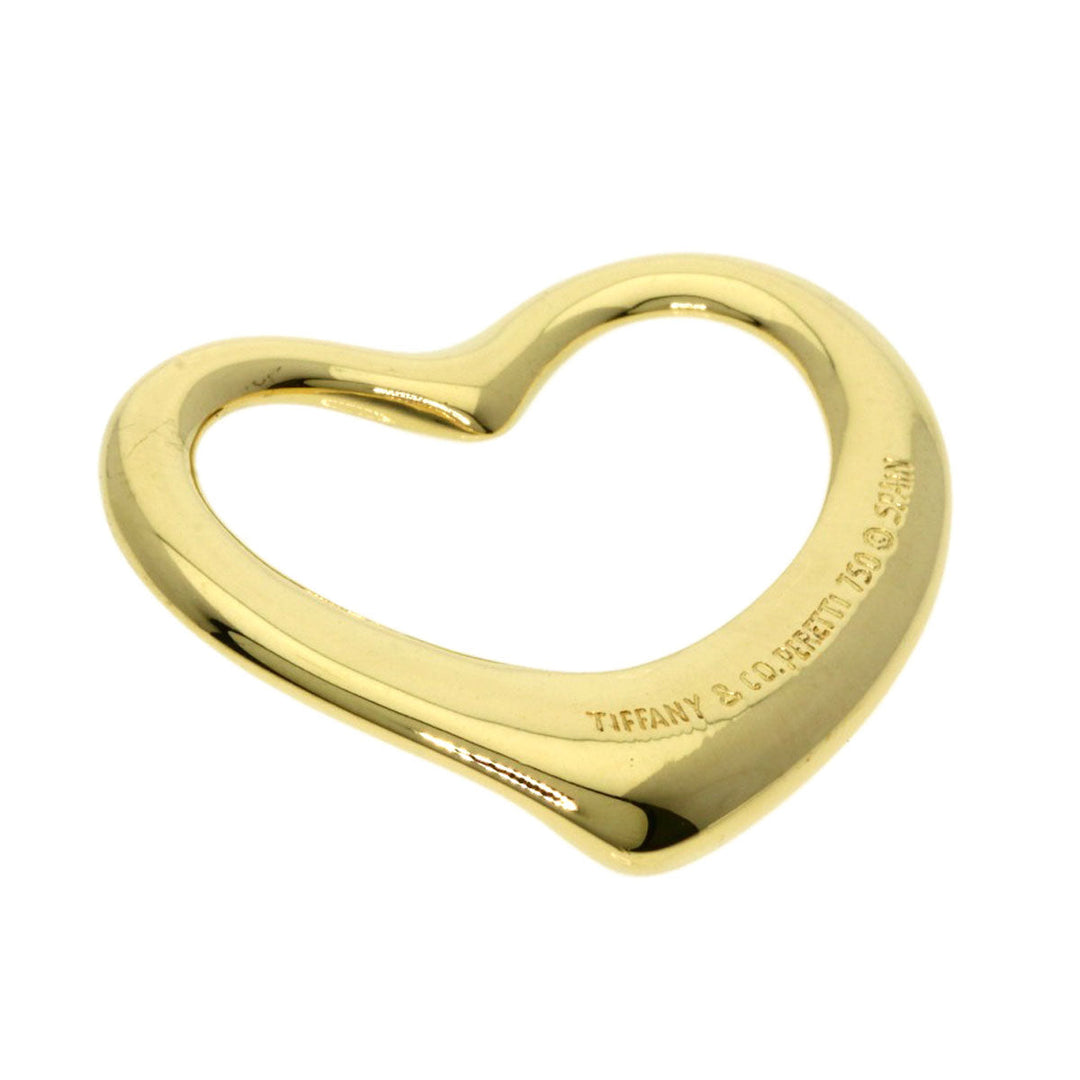 TIFFANY&Co. Pendant top 18K Yellow Gold gold Open heart