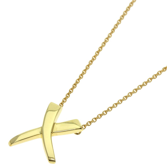 TIFFANY&Co. Necklace 18K Yellow Gold gold Graffiti X Kiss Paloma Picasso Women Used Authentic