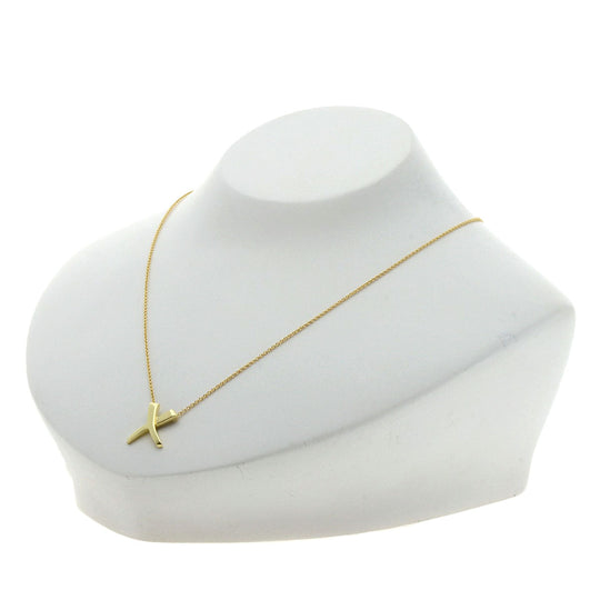 TIFFANY&Co. Necklace 18K Yellow Gold gold Graffiti X Kiss Paloma Picasso Women Used Authentic