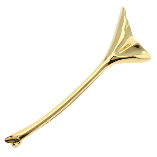 TIFFANY&Co. Brooch 18K Yellow Gold gold Ginkgo motif Women Used Authentic