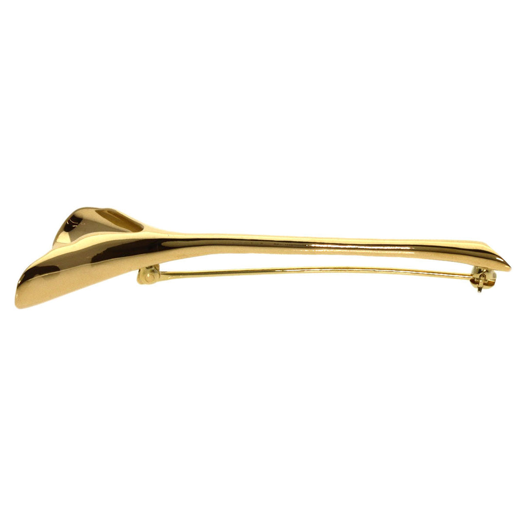 TIFFANY&Co. Brooch 18K Yellow Gold gold Ginkgo motif Women Used Authentic