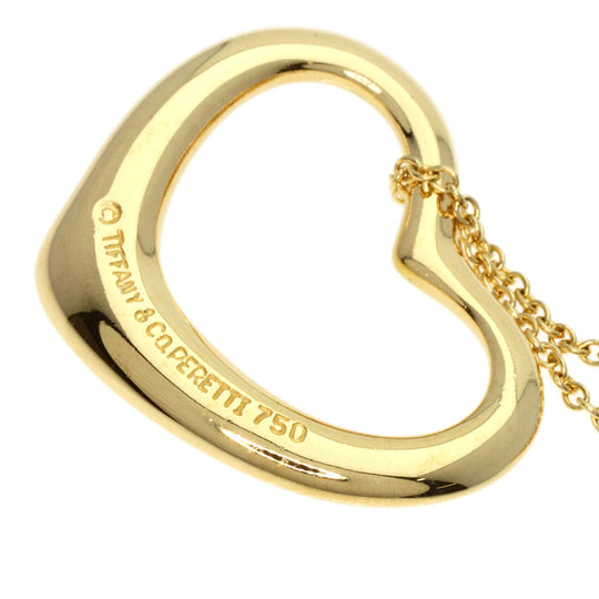 TIFFANY&Co. Necklace 18K Yellow Gold gold Open heart