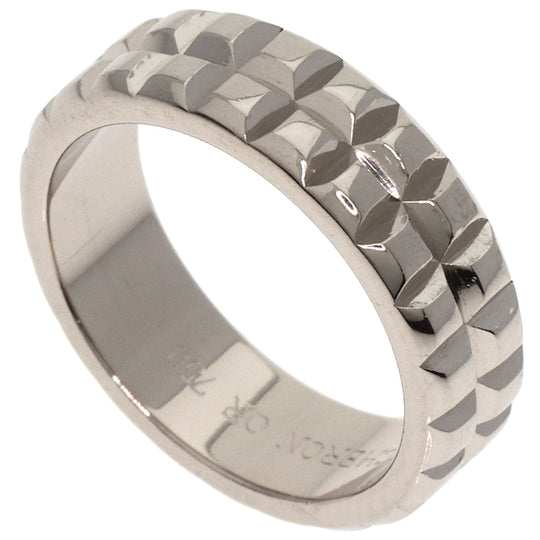 Boucheron Ring K18WG Silver Quatre Clos de Paris Pointe de Diamant