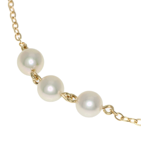 MIKIMOTO Brooch K14YG gold Pearl Pin Brooch Women Used Authentic