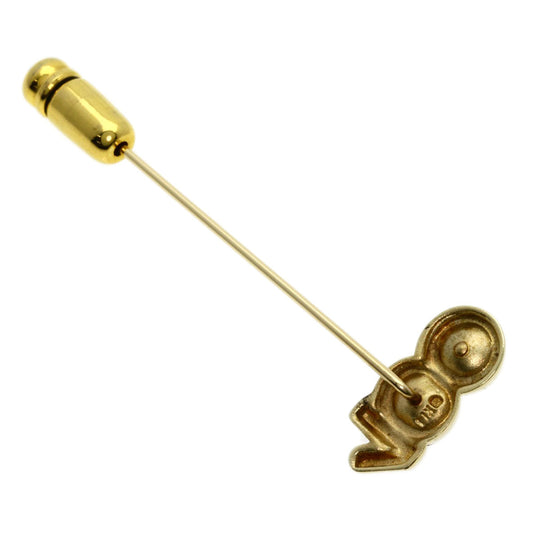 MIKIMOTO Brooch K14YG gold Pearl Pin Brooch Women Used Authentic