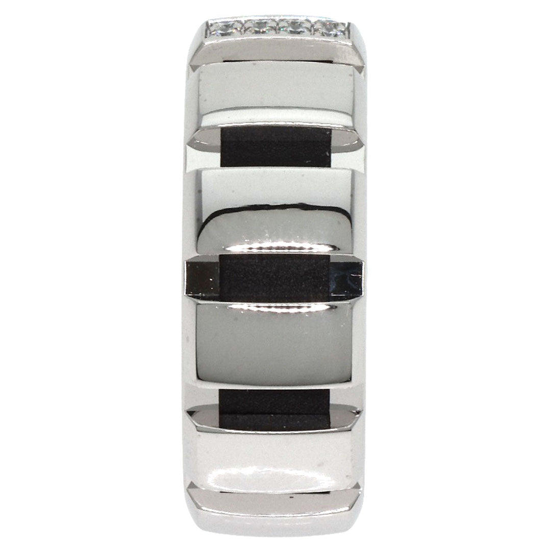 Chaumet Ring K18WG Silver Class One Diamond SM #51