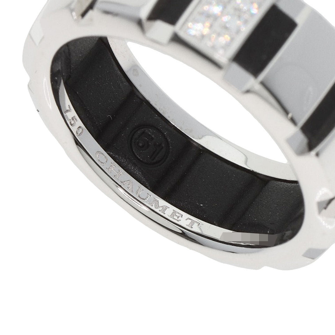 Chaumet Ring K18WG Silver Class One Diamond SM #51