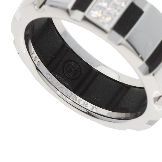 Chaumet Ring K18WG Silver Class One Diamond SM #51