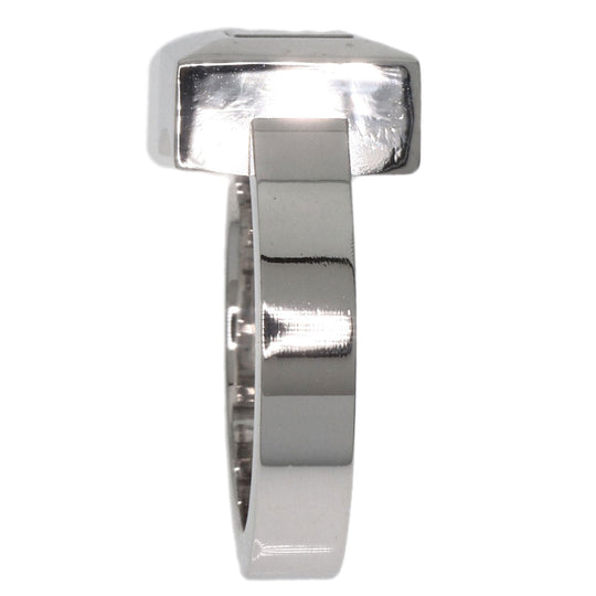 Chopard Ring K18WG Silver Happy diamond Women Used Authentic