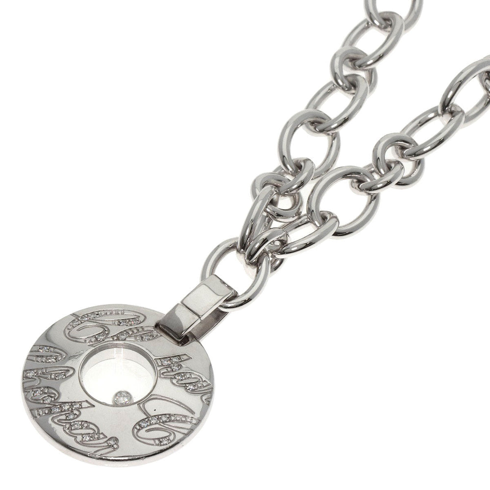 Chopard bracelet K18WG Silver Happy diamond