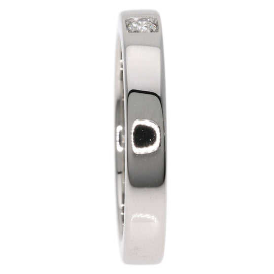 BVLGARI Ring PT950 Silver Corona Diamond Women Used Authentic