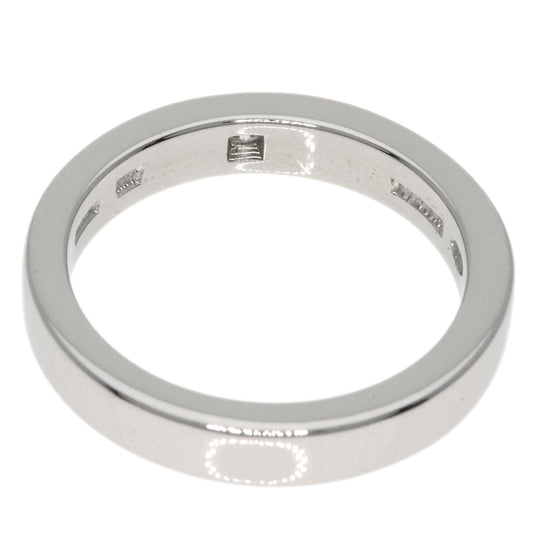 BVLGARI Ring PT950 Silver Corona Diamond Women Used Authentic