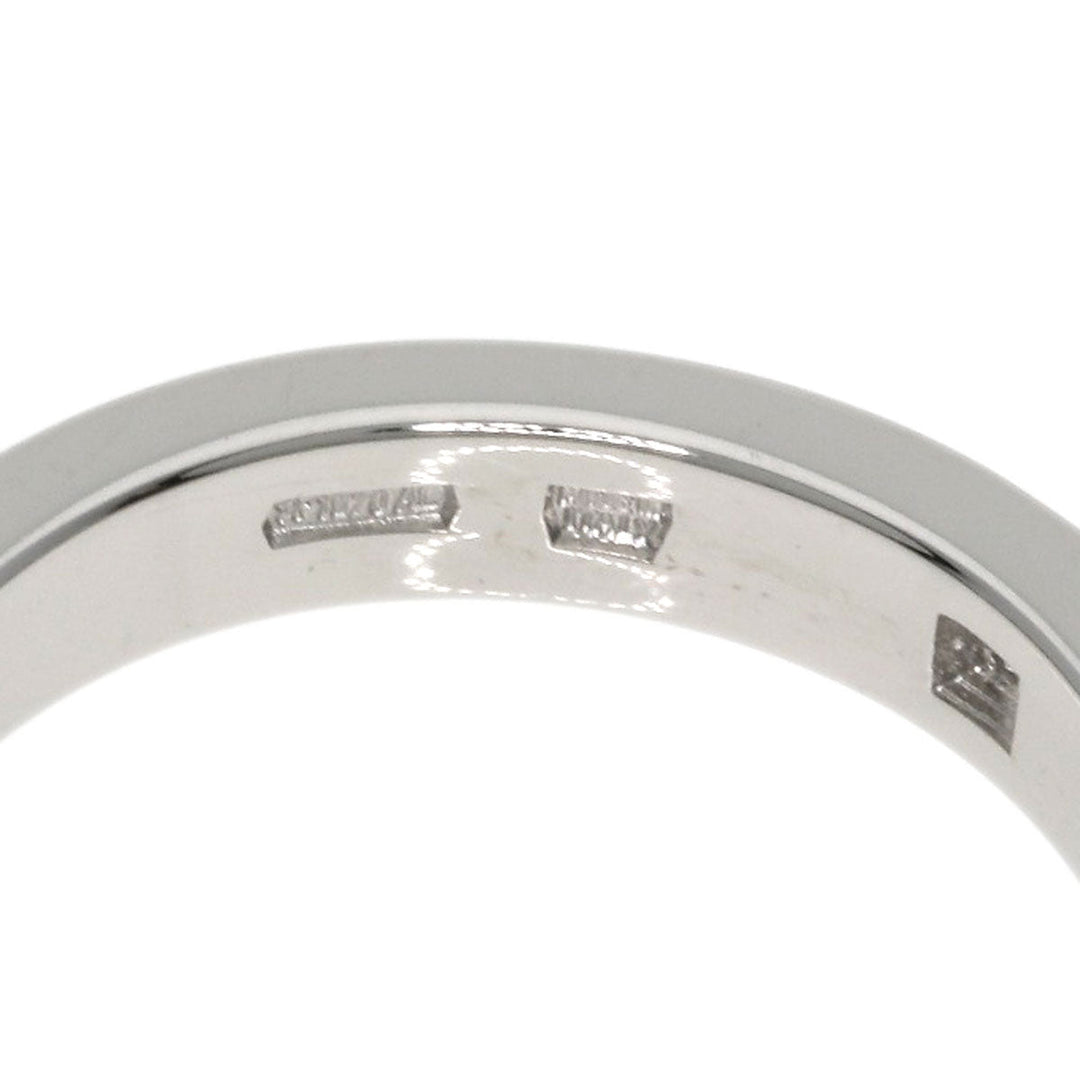 BVLGARI Ring PT950 Silver Corona Diamond Women Used Authentic