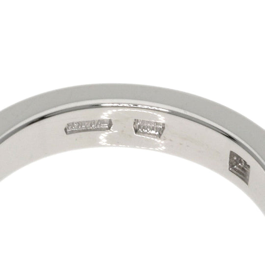 BVLGARI Ring PT950 Silver Corona Diamond Women Used Authentic