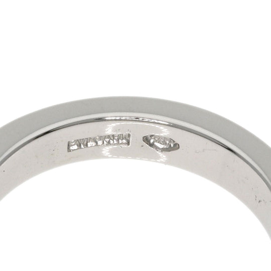 BVLGARI Ring PT950 Silver Corona Diamond Women Used Authentic