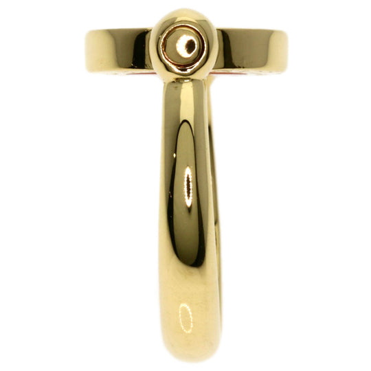 BVLGARI Ring 18K Yellow Gold gold BVLGARI BVLGARI Flip Onyx Coral Women Used Authentic