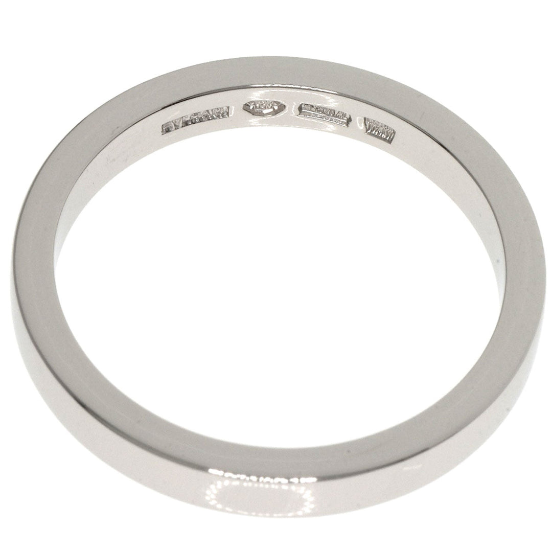BVLGARI Ring PT950 Silver Marry Me Wedding Women Used Authentic