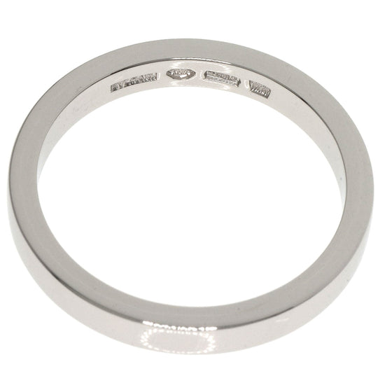BVLGARI Ring PT950 Silver Marry Me Wedding Women Used Authentic
