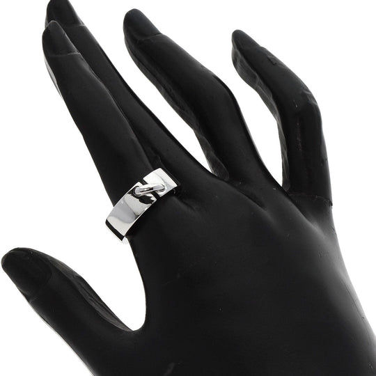 Chaumet Ring K18WG Silver Lian de Chaumet Women Used Authentic