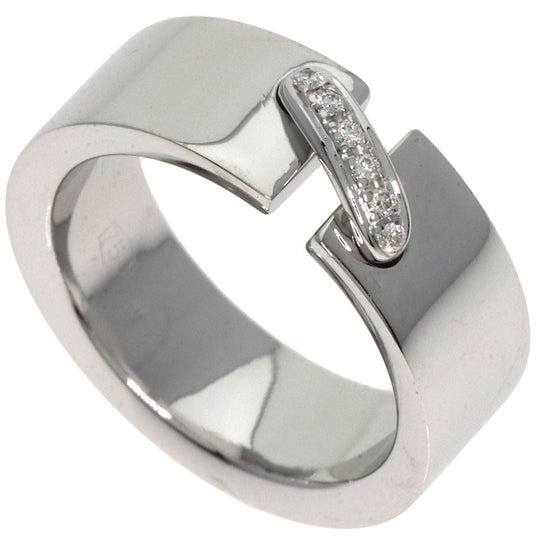 Chaumet Ring K18WG Silver Lian de Chaumet Diamond Women Used Authentic