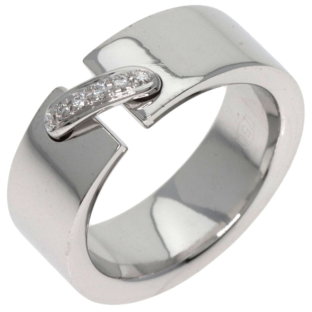 Chaumet Ring K18WG Silver Lian de Chaumet Diamond Women Used Authentic