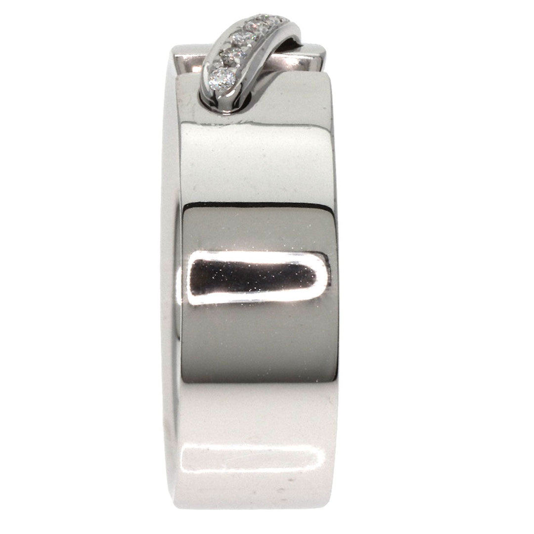 Chaumet Ring K18WG Silver Lian de Chaumet Diamond Women Used Authentic
