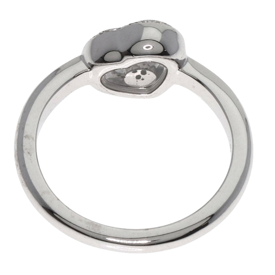 Chopard Ring K18WG Silver Happy diamond heart motif