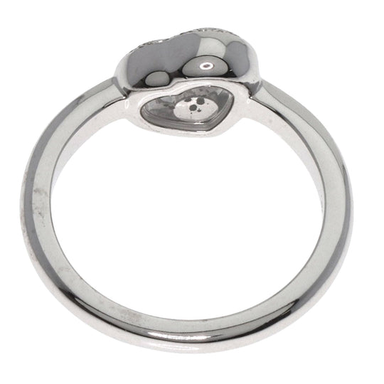 Chopard Ring K18WG Silver Happy diamond heart motif