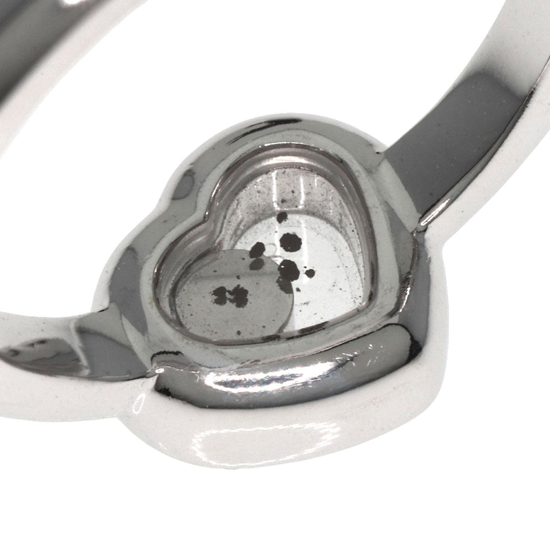 Chopard Ring K18WG Silver Happy diamond heart motif