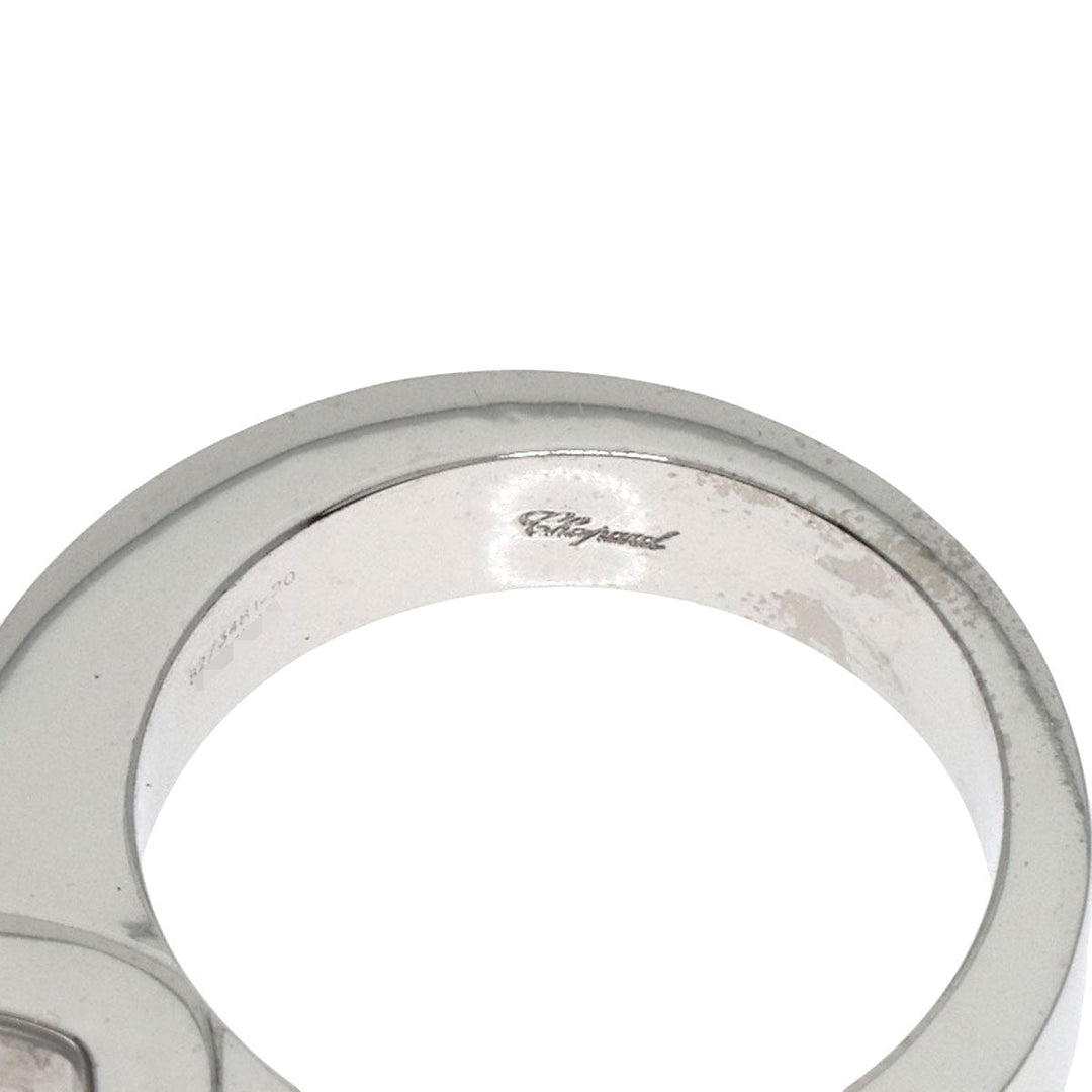 Chopard Ring K18WG Silver Happy diamond