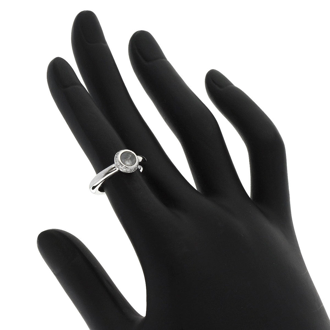 Chopard Ring K18WG Silver Happy diamond