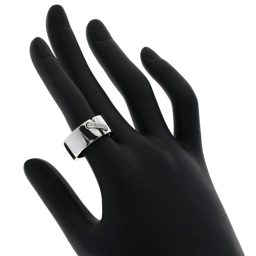 Chaumet Ring K18WG Silver Lian Diamond
