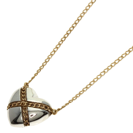 TIFFANY&Co. Necklace 18K Yellow Gold gold Cross Chain Heart