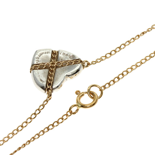 TIFFANY&Co. Necklace 18K Yellow Gold gold Cross Chain Heart